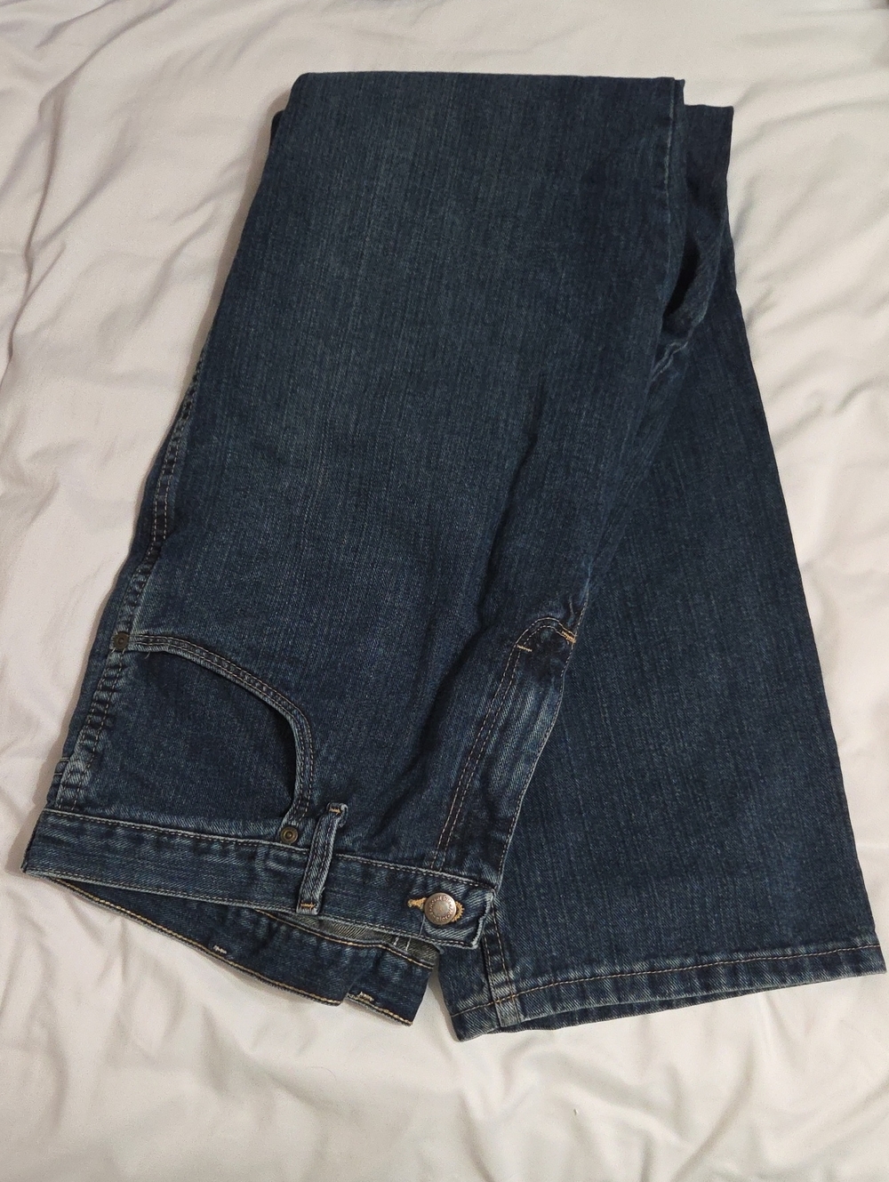 Men's Wrangler Dark Blue Denim Jeans